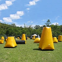 Hot sale cheap paintball bunker paintball obstacles game inflatable shooting paintball bunker in China