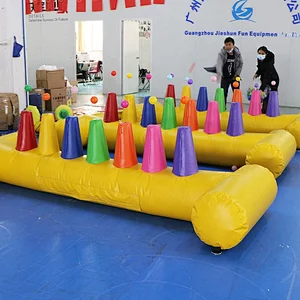 Factory customized popular inflatable floating ball sports games inflatable air juggler hover ball for kids