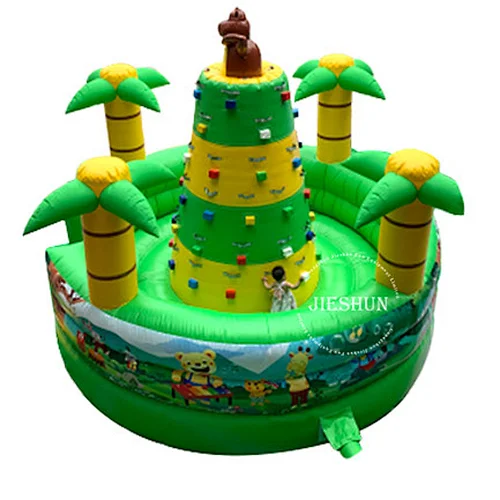 Factory wholesale inflatable sport games kids inflatable rock climbing monkey inflatable climbing wall for fun