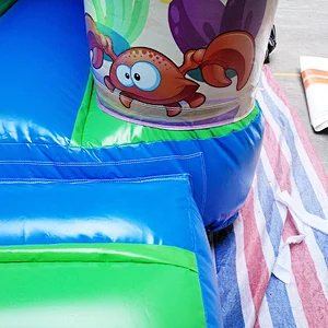 Cheap price Bule Ocean inflatable bounce house inflatable bouncer for kids and adult