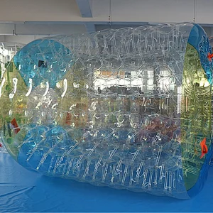2.7*2.4*1.8m 0.7mm TPU adults zorbing balls inflatable water zorb roller for sale