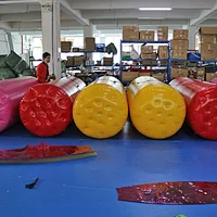 Giant Long Inflatable Paintball Inflatable air bunker for outdoor sport games