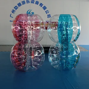 High quality 0.7mm TPU factory direct Multicolor inflatable bumper ball bubble football for sale
