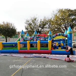 High quality obstacle course inflatable castles inflatable obstacle course with  bouncer for kids