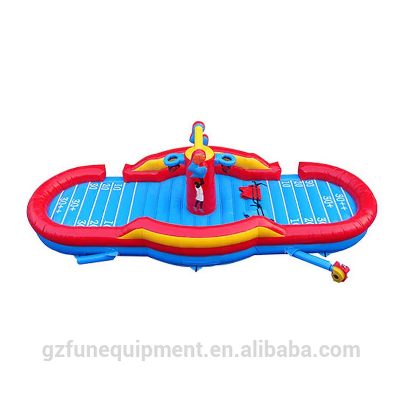 Hot sale inflatable joust combo sport games inflatable bungee run inflatable bungee jumping trampoline