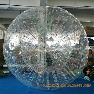 High quality 1.0mm TPU material running ball inflatable zorb ball inflatable human hamster clear zorb ball for sale