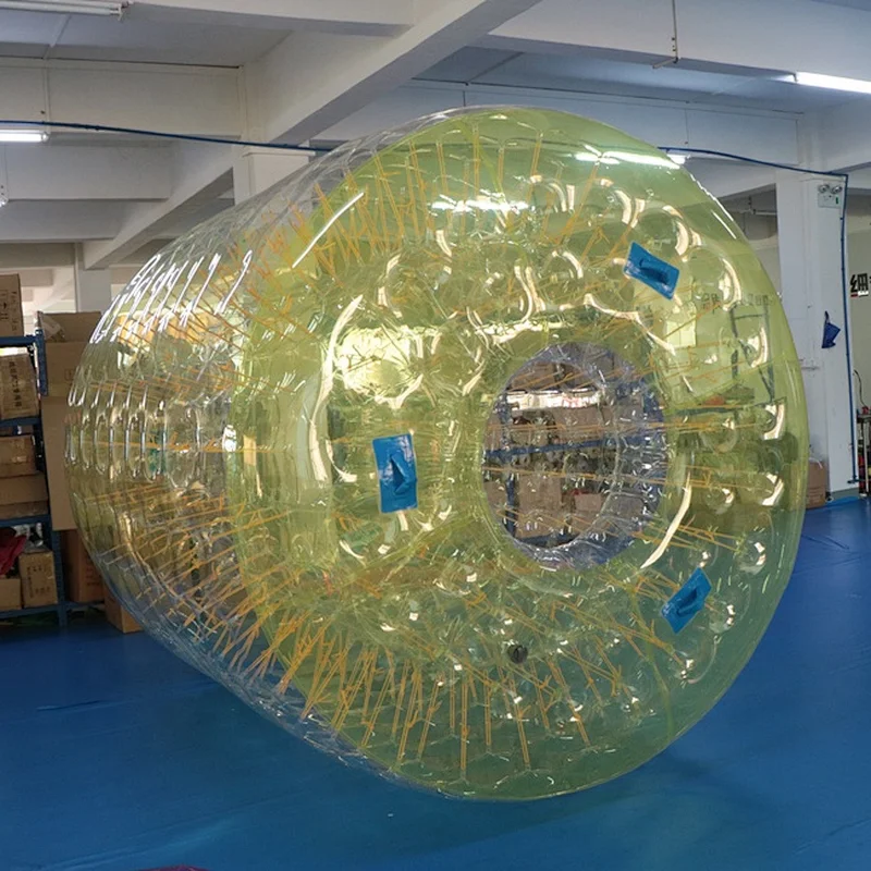 Commercial for lake water toys high quality TPU rolling zorb  inflatable water roller