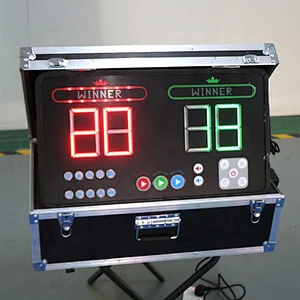 China Customized Interactive Human zap A Mole Game score board inflatable interactive play system for sale