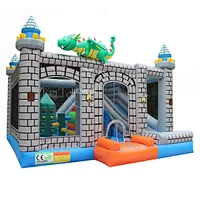 Customized high quality inflatable jumping house inflatable dragon moonwalk bouncy castle inflatable bounce house for sale