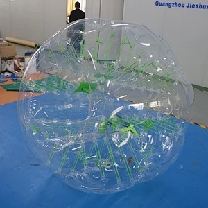 Factory Price 1.65m Diameter TPU Giant Billiard Led Light Inflatable Bumper Soccer Ball In The Dark Ball