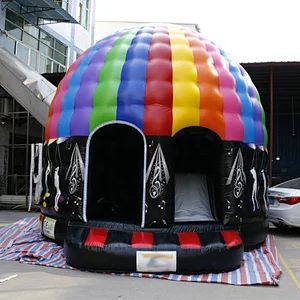 Hot Selling 0.55mm PVC Tarpaulin Commercial Disco Dome Bouncy Bouncy Castle Inflatable Bounce House For Sale