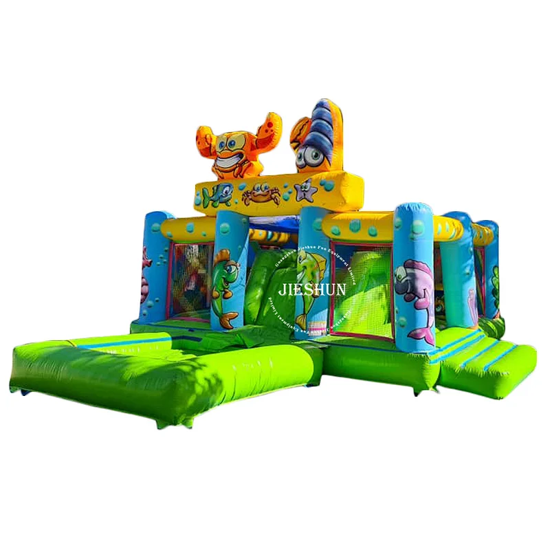 Inflatable amusement bouncing castle inflatable slide air jumper