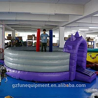 newest style factory  price commercial quality hot selling sport inflatable gladiator arena jousting ring for fighting games