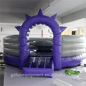 Inflatable Saint Gladiator Arena Duel Tortoise Fighting Inflatable Sport Games Jousting
