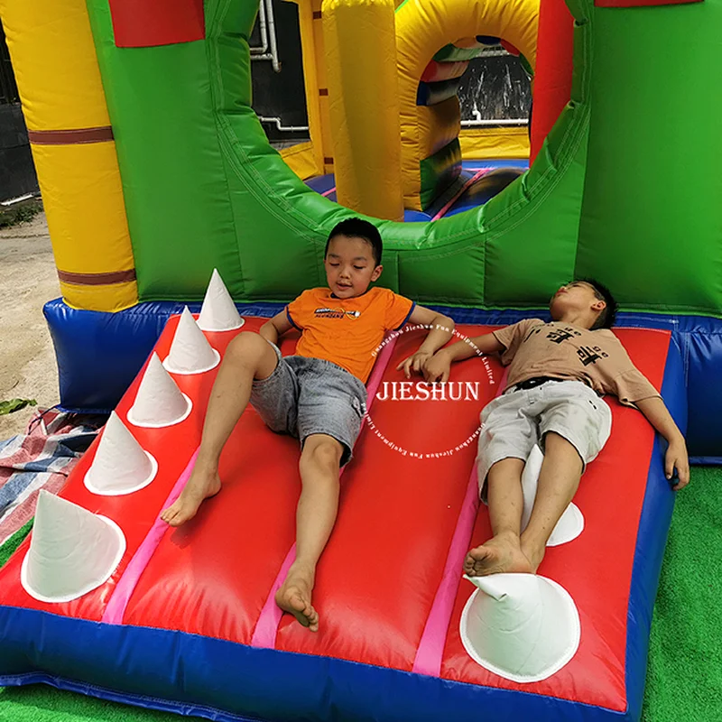 Factory price outdoor small courtyard crocodile inflatable bounce house bouncy castle inflatable castle with slide