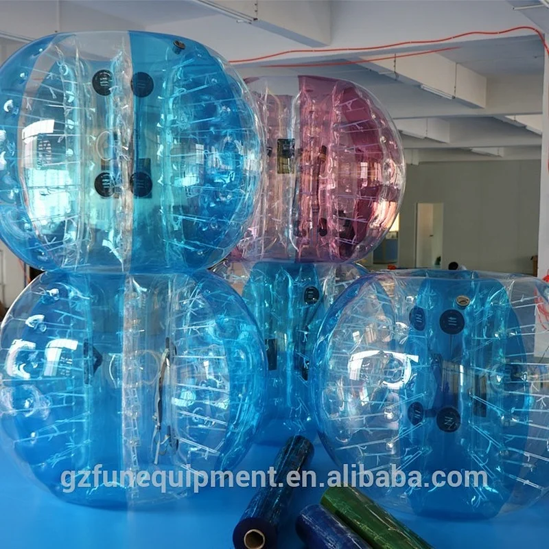High quality colorful TPU inflatable bubble football bumper soccer for sale
