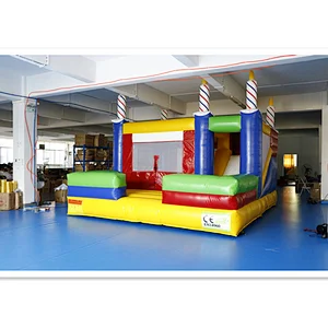 4.8 x 4 x 4.2 meters PVC tarpaulin manufacture kids bounce house inflatable candle jumping castle