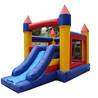 High Quality Bouncy Castle Combo Moonwalk House Jump Castle Inflatable Bounce House With Slide for home use