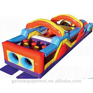 Commercial funny inflatable equipment game inflatable obstacle course for sale