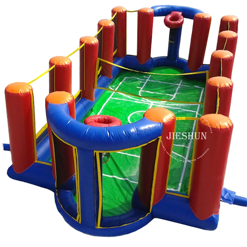 hot selling Carnival Basketball Game inflatable soap football field volleyball game basketball court for sale
