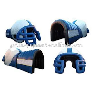 hot sale inflatable football helmet tunnel