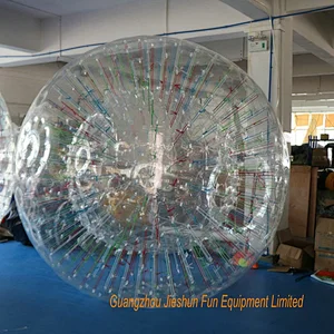 High quality 1.0mm TPU material running ball inflatable zorb ball inflatable human hamster clear zorb ball for sale