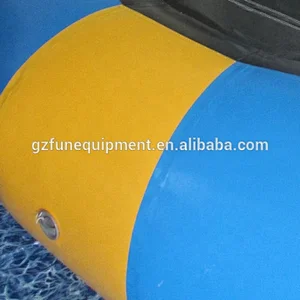 Customized inflatable water floating toys inflatable platform inflatable  jumping trampoline for sale