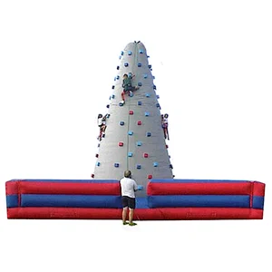 High Quality Hop Jump Climb Inflatable Big Climbing Wall Sport Game Inflatable Climbing Game For Sale