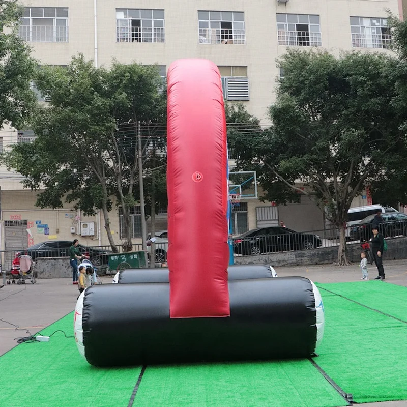 Custom 5m High Factory Sale Single Face Inflatable Kick Darts Soccer Ball Dart Board Archery Sticker Shooting Game