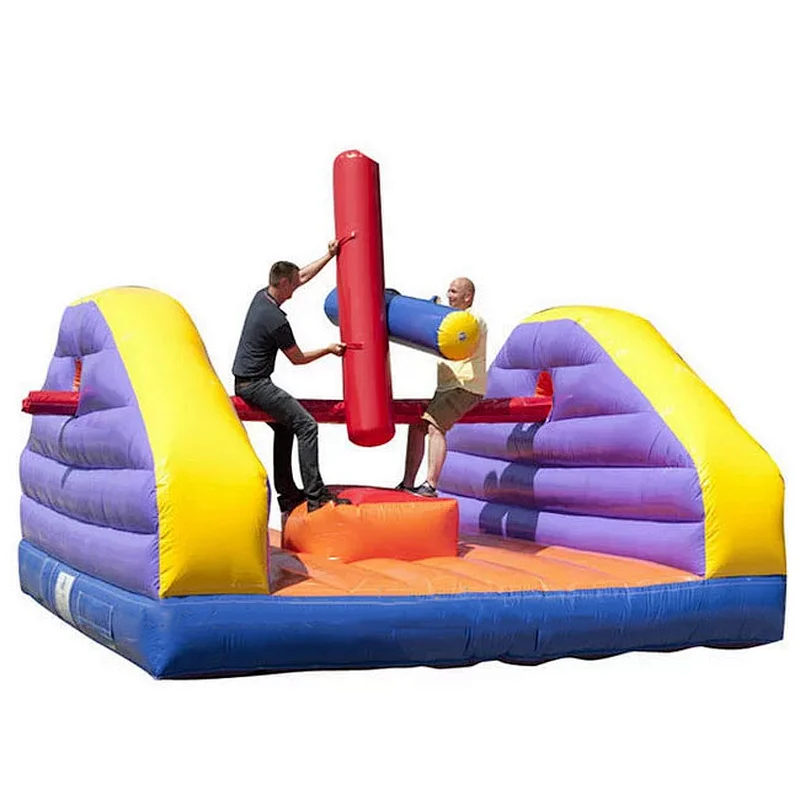 Inflatable Pillow Games Gladiator Jousting Arena Fighting Sport Game inflatable boxing rings for sale