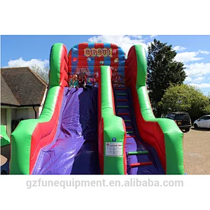 Professional commercial factory giant inflatable dry slide for adult