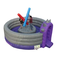 Inflatable Saint Gladiator Arena Duel Tortoise Fighting Inflatable Sport Games Jousting