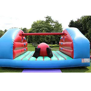 Inflatable Pillow Games Gladiator Jousting Arena Fighting Sport Game inflatable boxing rings for sale