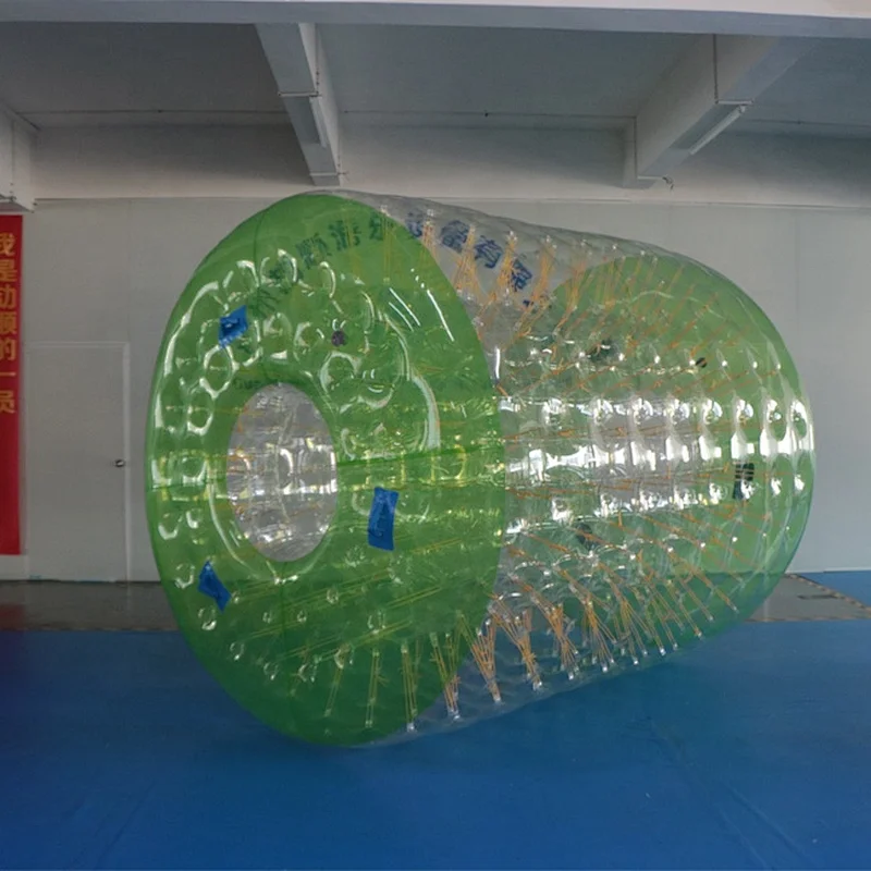 Commercial for lake water toys high quality TPU rolling zorb  inflatable water roller