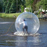 China large clear floating inflatable walk on water ball on lake water walking ball for sale