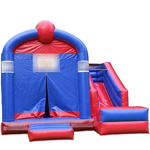 Commercial Inflatable Spiderman Bouncy combo Inflatable Bouncy Castle inflatable bouncer with slide for sale