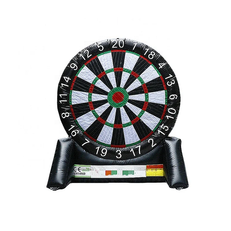 3.5mH Inflatable kick soccer dart board stands inflatable dart board game inflatable football target factory