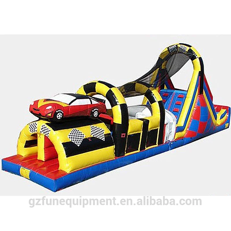 Commercial cheap price kids/adult challenge jungle inflatable obstacle course jungle inflatable combo for sale