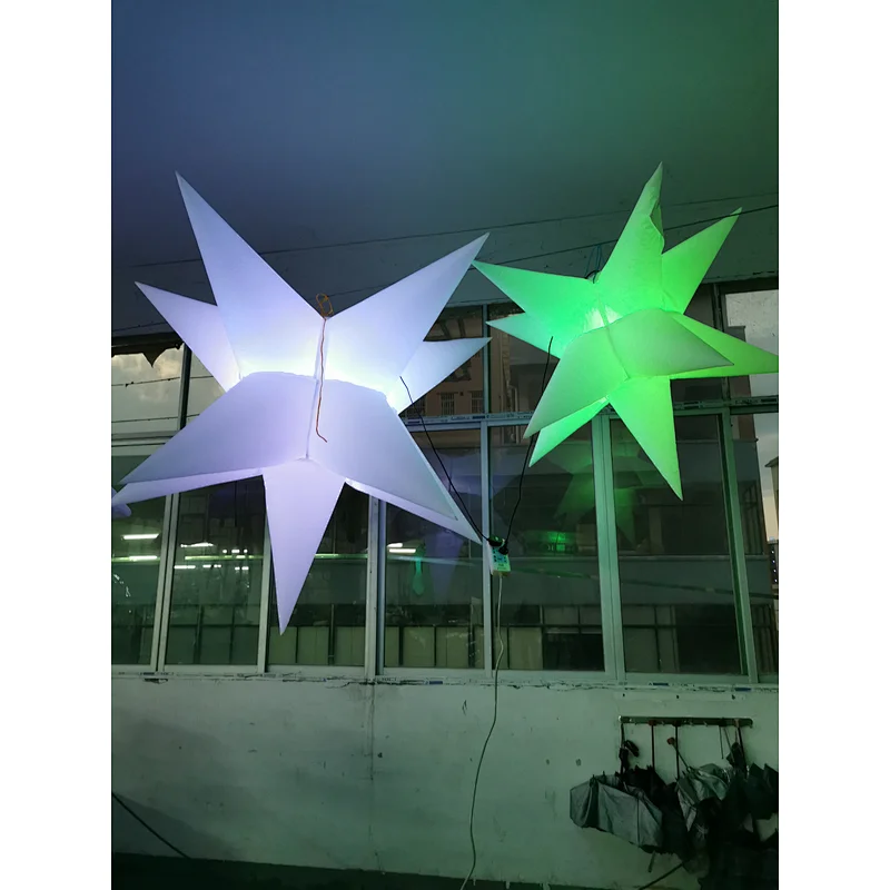2020 new design inflatable Tv light advertising air light colorful customized for rent