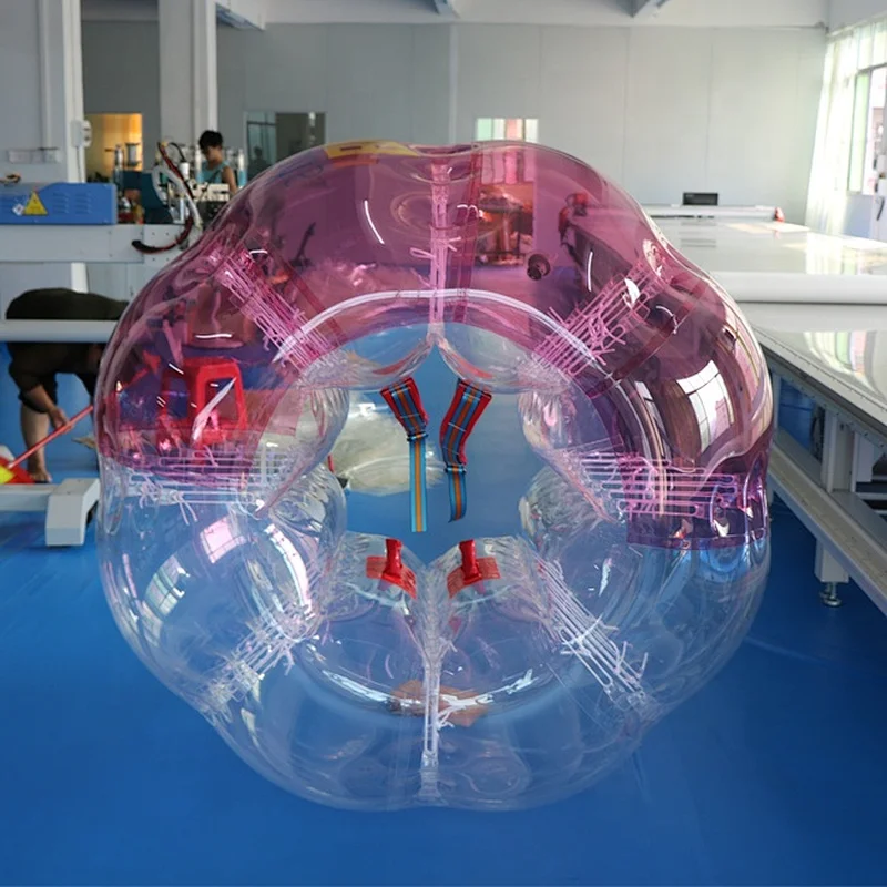 Adult size human bubble knockner ball air bubble balls inflatable sumo bumper hamster ball factory