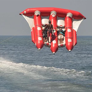 Inflatable flying fish tube towable / flying fish Inflatable Flying Manta Ray for water park