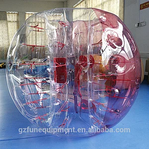 Conventional human red bumper bubble ball high temperature welding bumper ball for sale