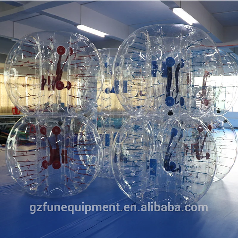 Manufacturing 1.0m D bubble football Body Zorbing Ball Inflatable Bumper Ball For small Kids