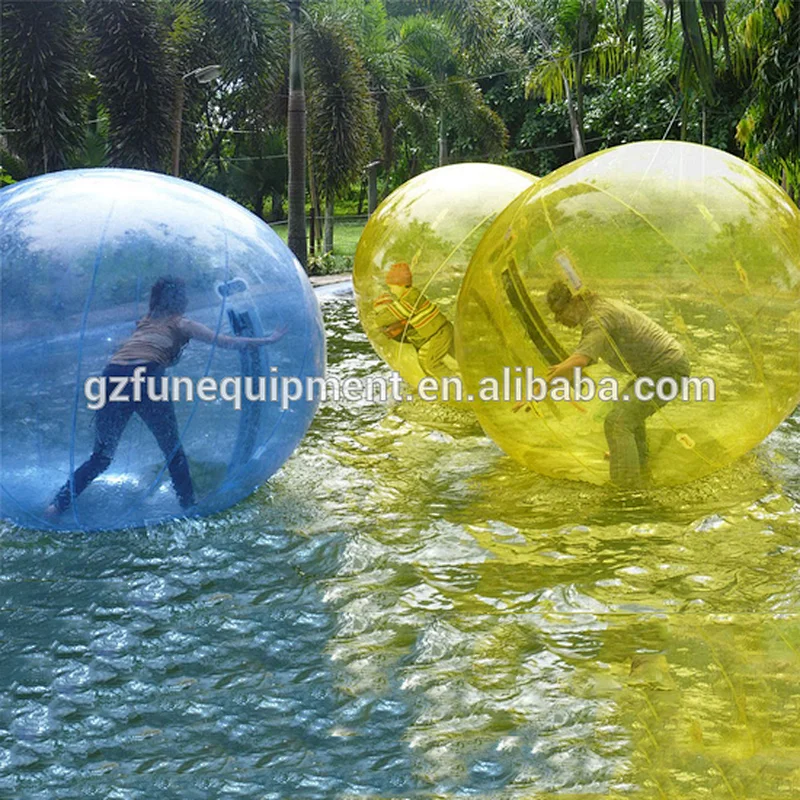 Customized 2.5m multi-colors water ball  inflatable water bubble ball inflatable water walking ball