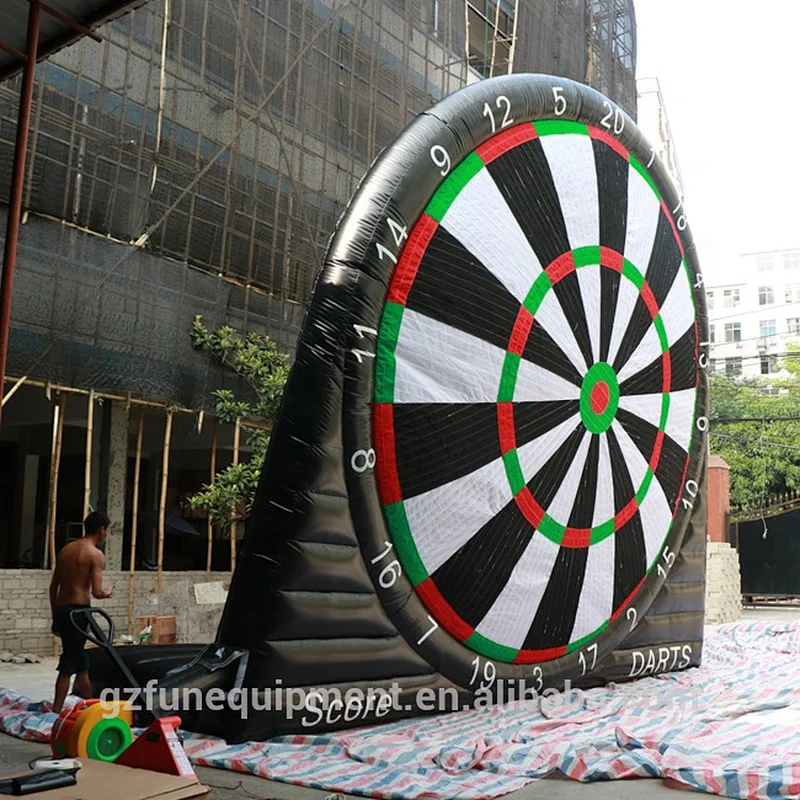 6M High Giant Soccer Dart Board Inflatable Football Dart Board Game For Sale