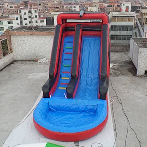 PVC commercial outdoor inflatable water slide for inflatable theme park