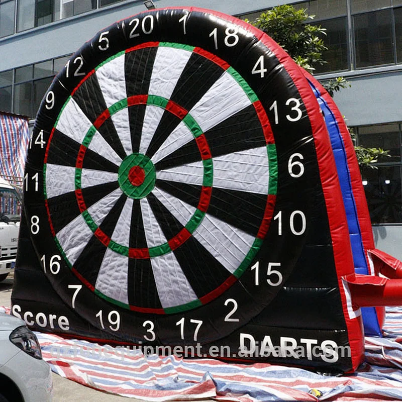 High quality 16.5ft double side customized football shoot inflatable dart board for sale