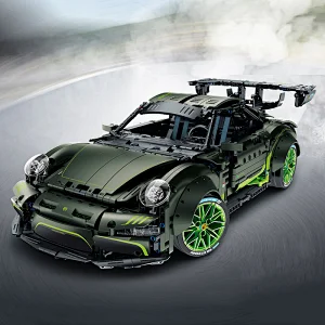 Block 1905pcs 1:10 Radio Control Car Model Kids Bricks High Speed Motor Drift Racing Car RC Building Blocks Sets Toys