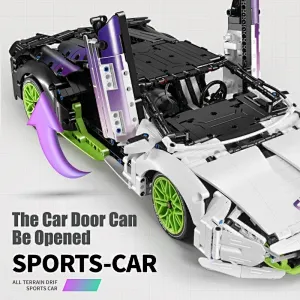 9804 RC Racing Motor Model Car High-tech building block sets All Terrain Remote Control Drift Car Kids Bricks Toys Gifts