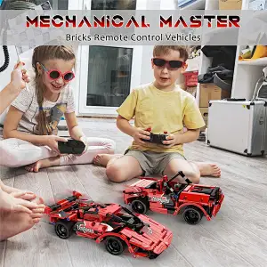 Building blocks toys car